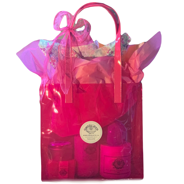 Pink vinyl bag clearance